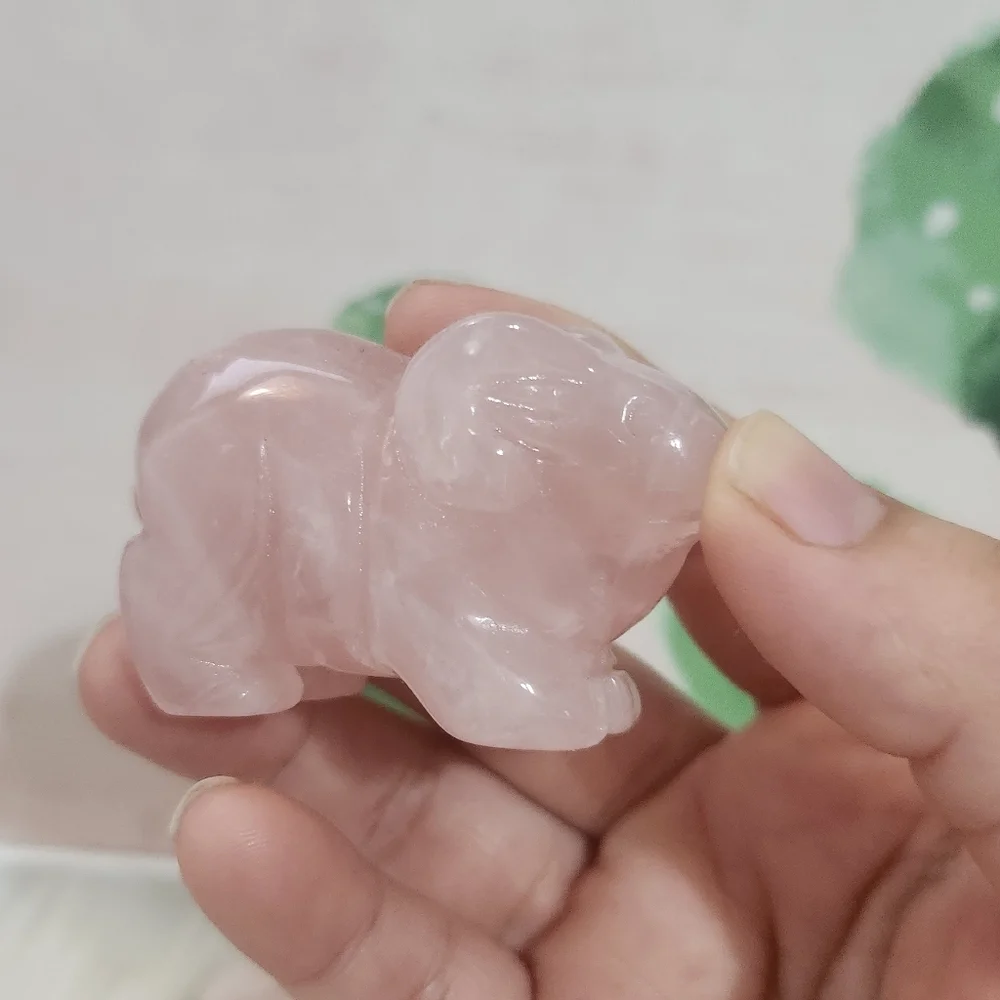 12 rose quartz zodiac animals - Picture 3 of 6